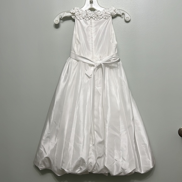 David’s Bridal Flower Girl/ First communion white dress size 7 - Picture 5 of 11